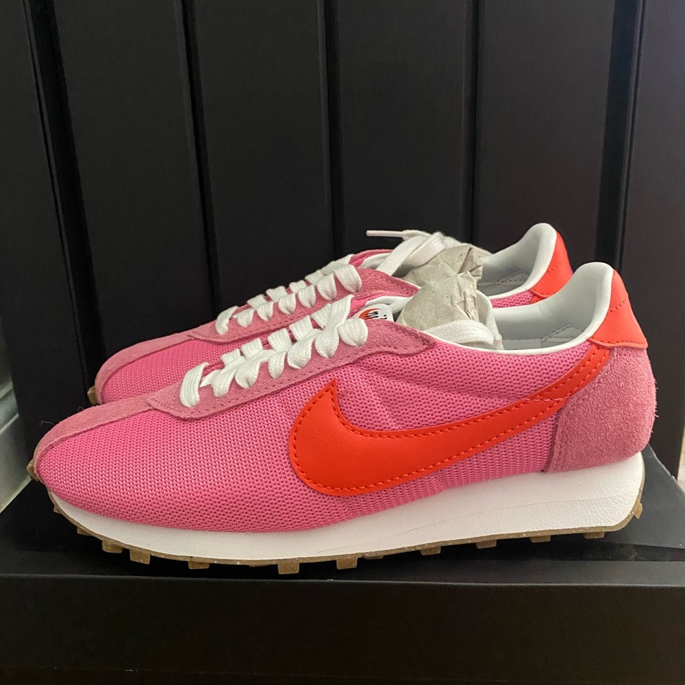 Nike Women's Nike LD-1000 Shoes Vibrant Pink and Orange Sneakers